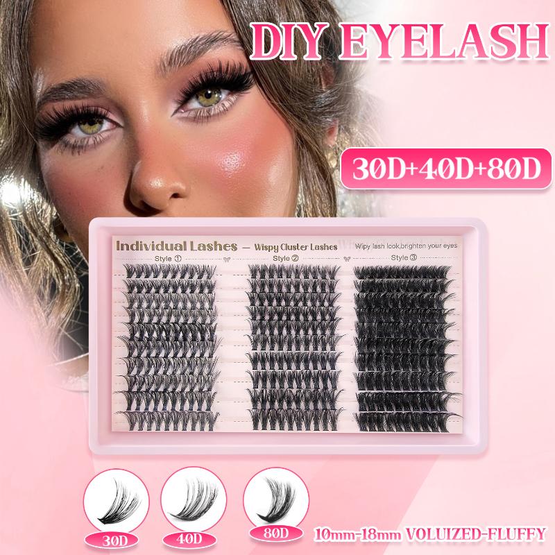 Eyelash Extension Individual - DIY Lash Extensions Kit with Spikes
