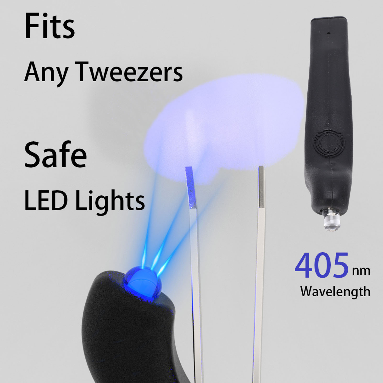 Eyelash Extension Led - Lash Tweezer Lamp Silicone Cordless Mini