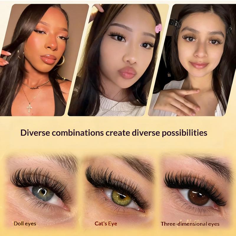 Eyelash Extension Individual - New DIY Lashes Extension Kit Glue-free