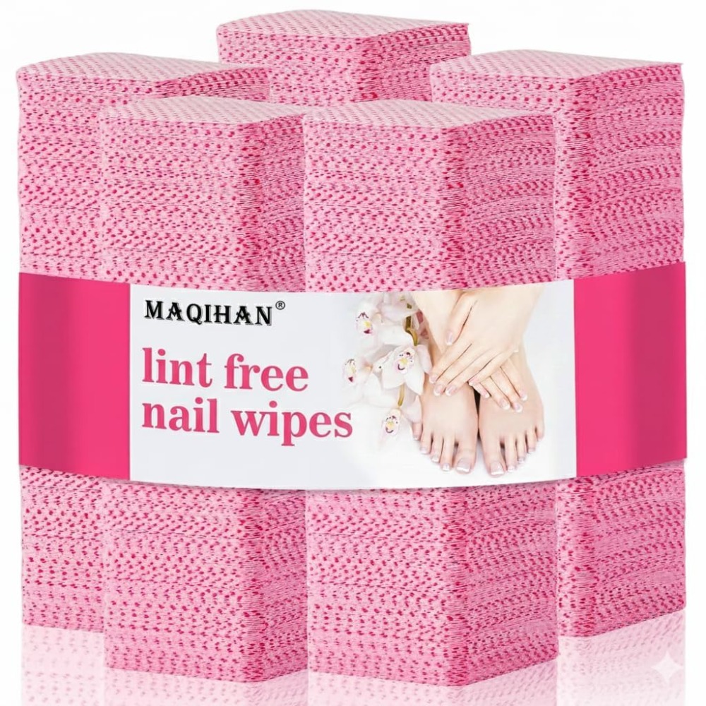 Eyelash Extension With Glue - Lint Free Nail Wipes for Gel