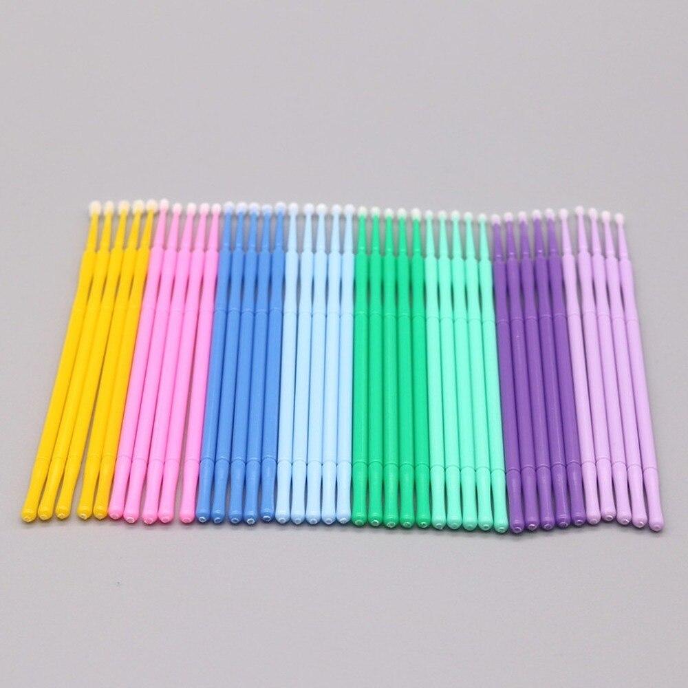 100pcs/lot Micro Brushes Make  - огляд і ціна Eyelash Extension Uv Glue