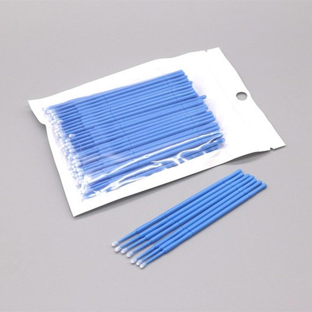 100pcs/lot Micro Brushes Make  - огляд і ціна Eyelash Extension Uv Glue
