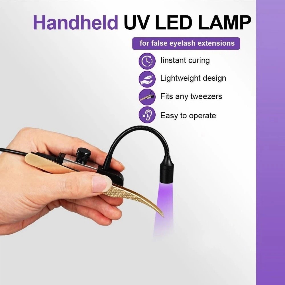 Portable UV Light for Lash Ext - огляд і ціна Eyelash Extension Led