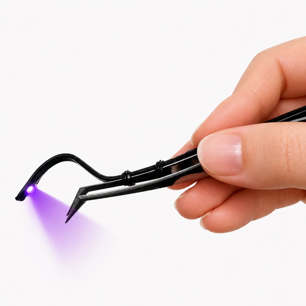 Mini UV LED Tweezer Light  1S  - огляд і ціна Eyelash Extension Led