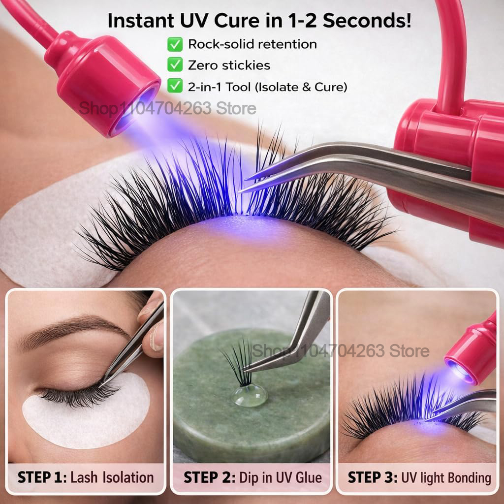 Mini UV Lash Light 180° Rotati - огляд і ціна Eyelash Extension Led