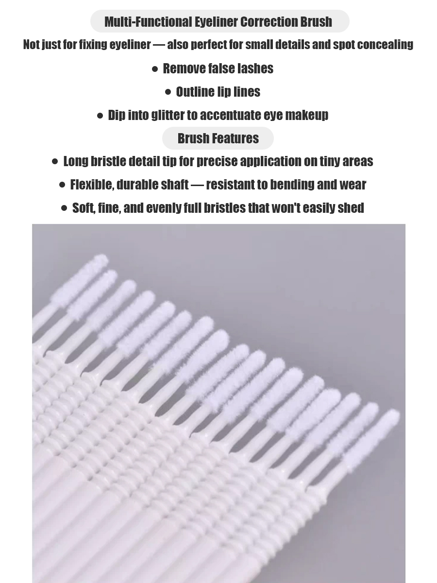 Disposable Long Cotton Swabs E - огляд і ціна Eyelash Extension Cleaning