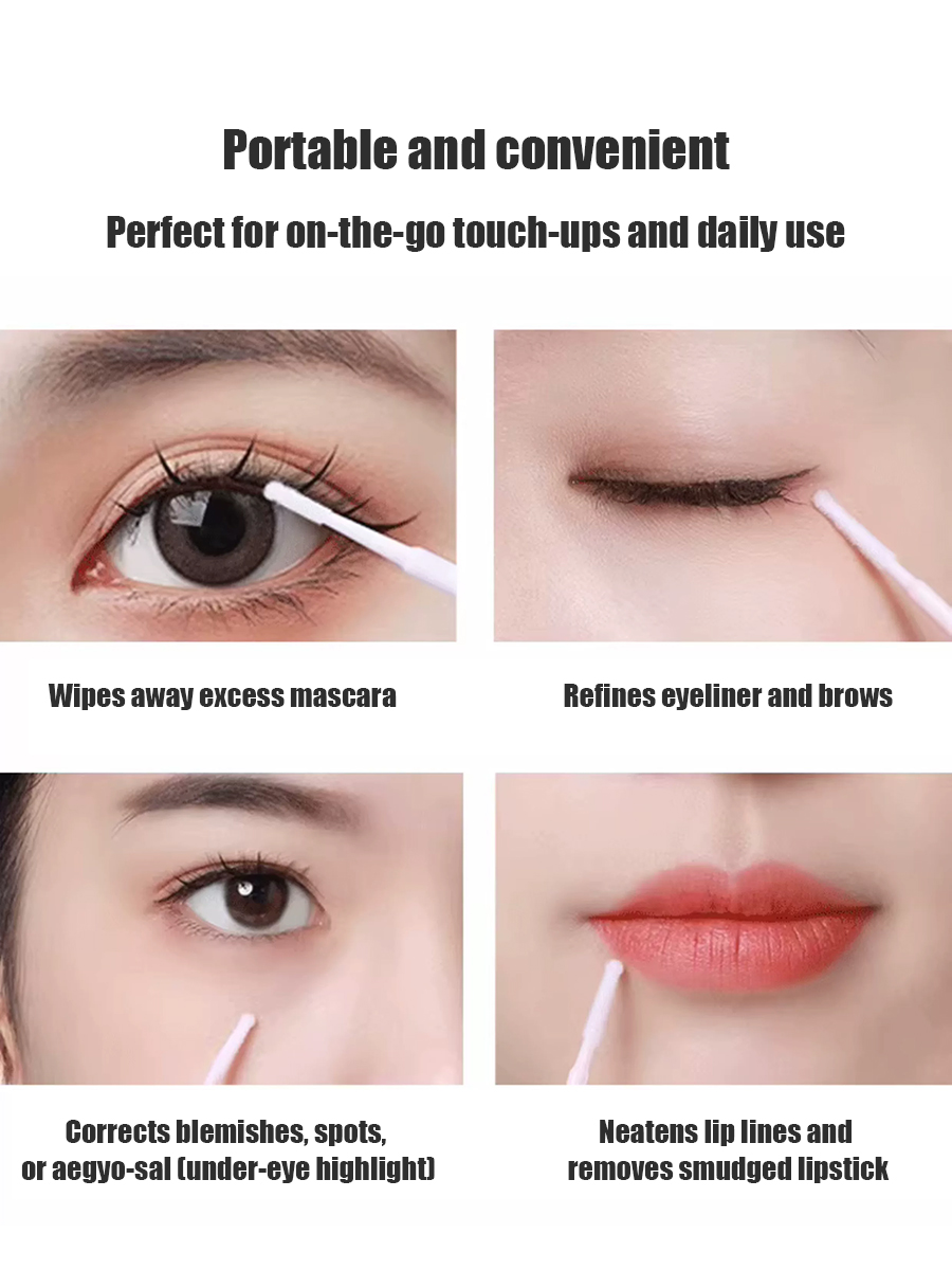 Disposable Long Cotton Swabs E - огляд і ціна Eyelash Extension Cleaning