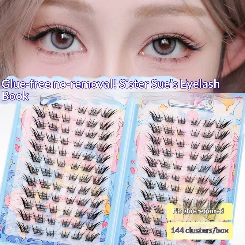 120 Clusters No Need Glue Fals - огляд і ціна Eyelash Extension Uv Glue