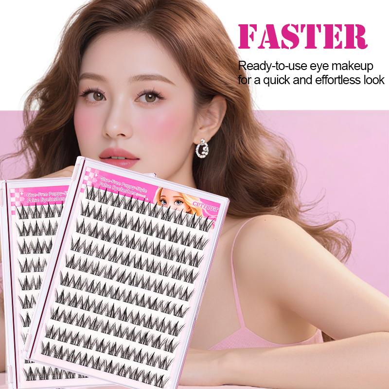 No-Glue False Eyelashes Korean - огляд і ціна Eyelash Extension Supernatural