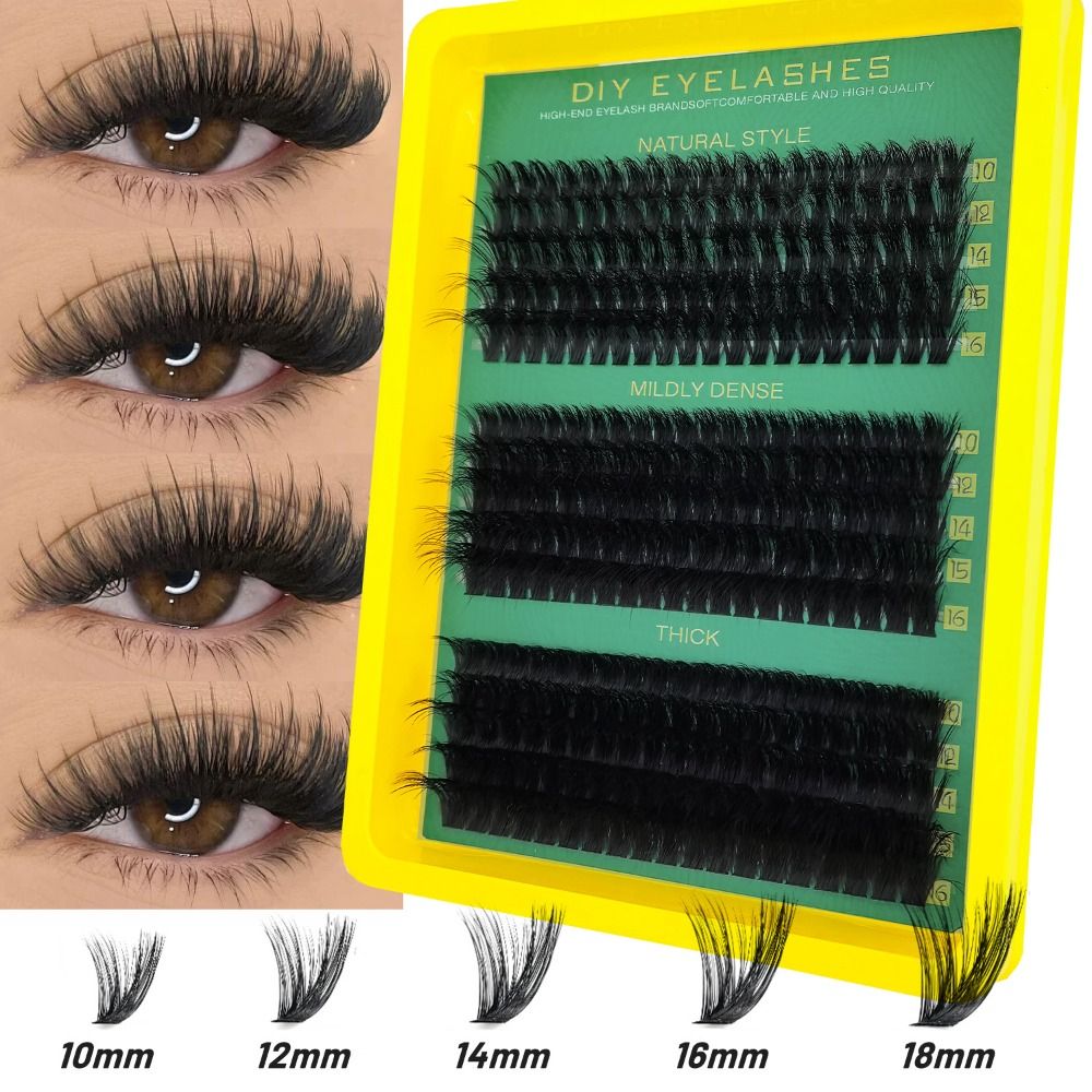 Natural Look False Eyelashes B - огляд і ціна Eyelash Extension Wispy Look