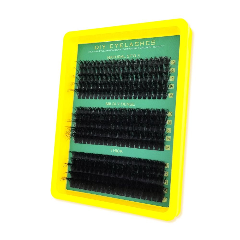 Natural Look False Eyelashes B - огляд і ціна Eyelash Extension Wispy Look