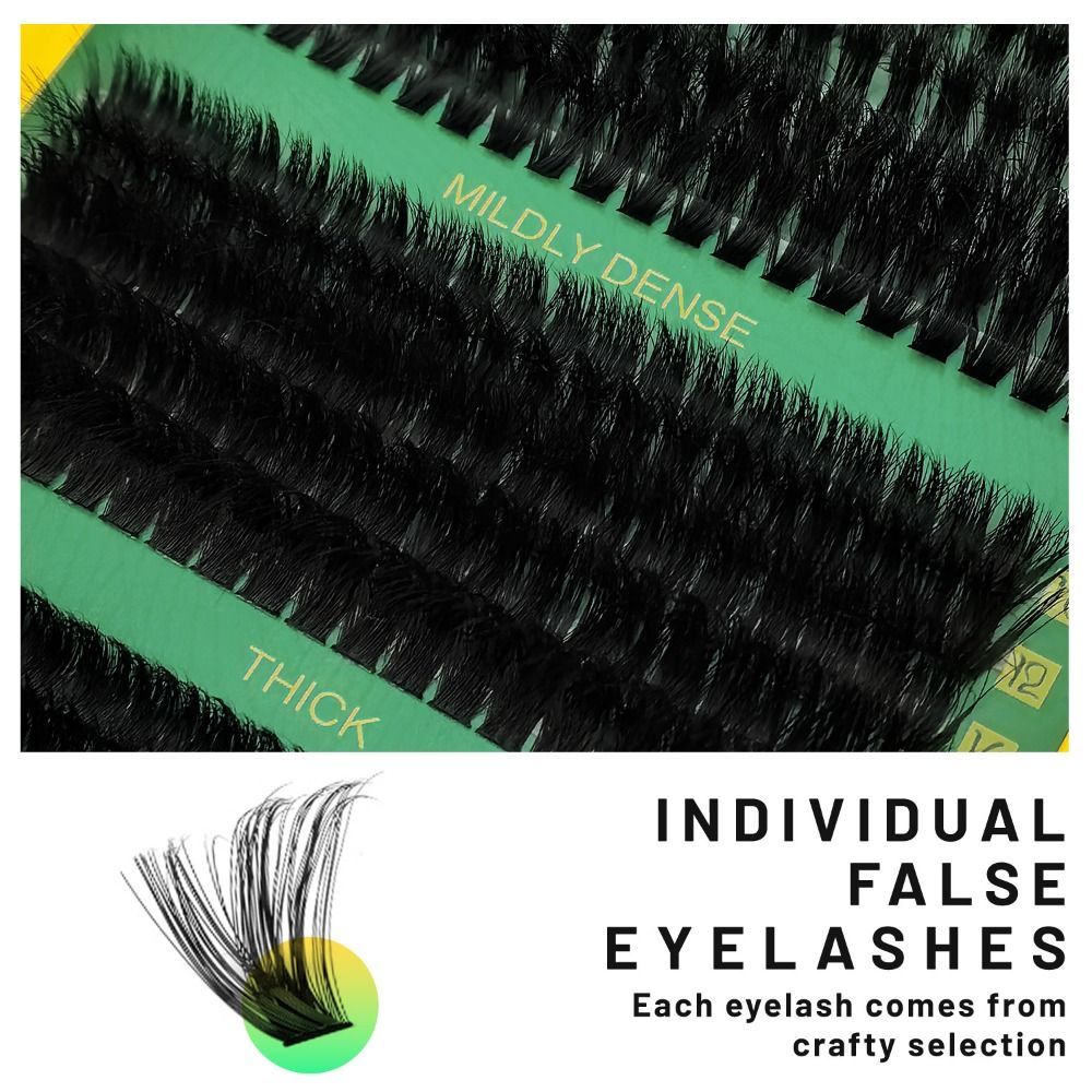 Natural Look False Eyelashes B - огляд і ціна Eyelash Extension Wispy Look