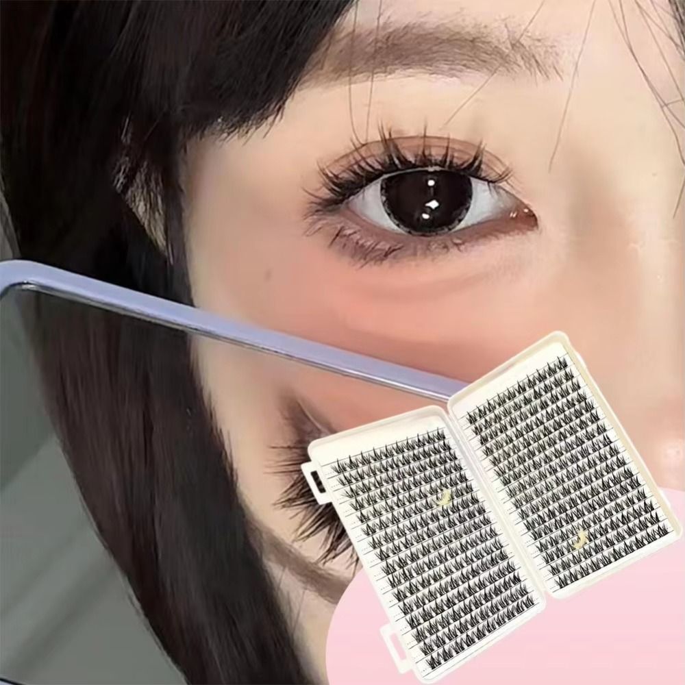 Natural Look False Eyelashes B - огляд і ціна Eyelash Extension Wispy Look