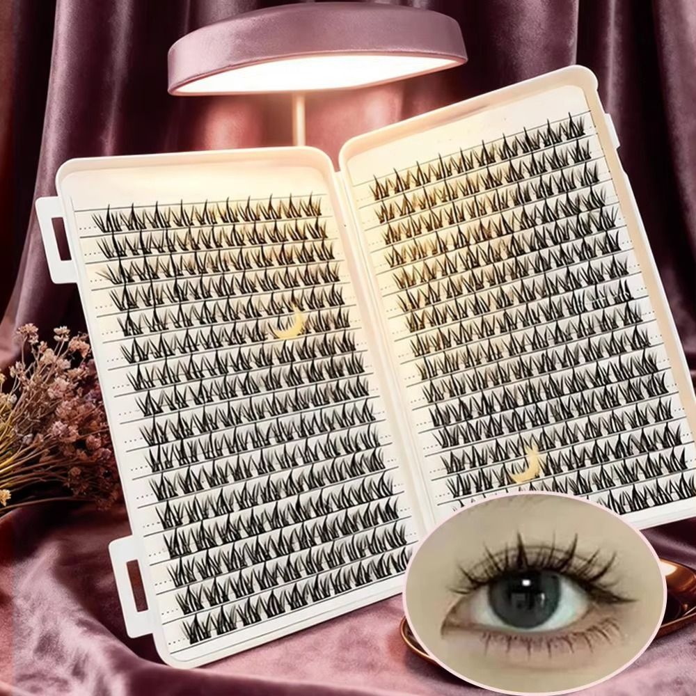 Natural Look False Eyelashes B - огляд і ціна Eyelash Extension Wispy Look