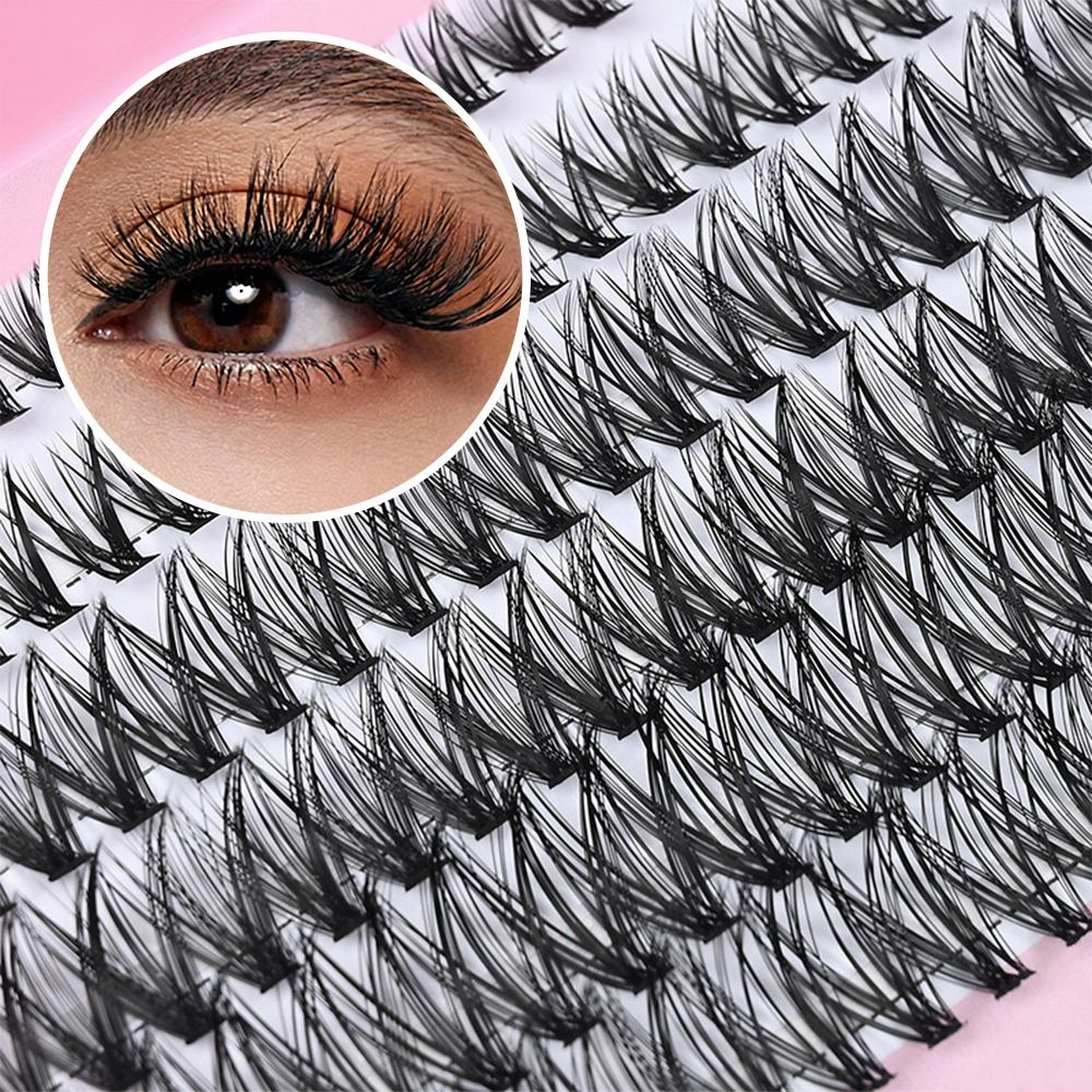 12 Rows Natural Look False Eye - огляд і ціна Eyelash Extension Wispy Look