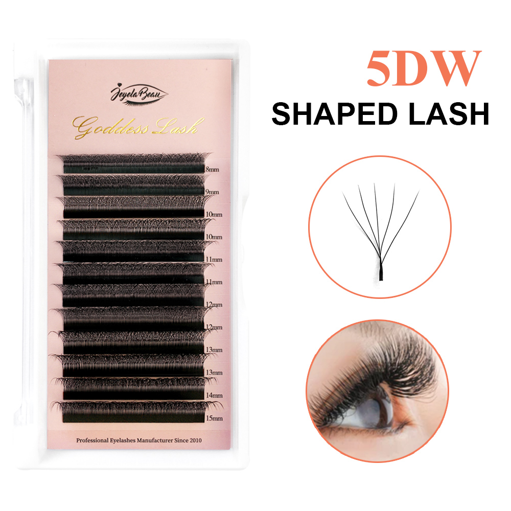 Goddess 5D W Shape Lashes Big  - огляд і ціна Eyelash Extension Supernatural