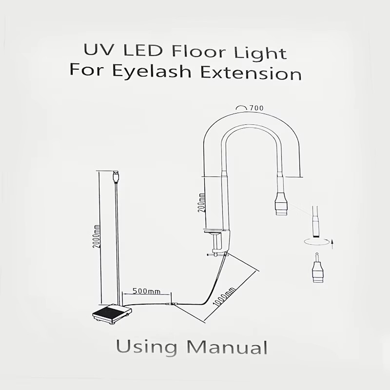 UV Lash Light UV Eyelash Glue  - огляд і ціна Eyelash Extension Led