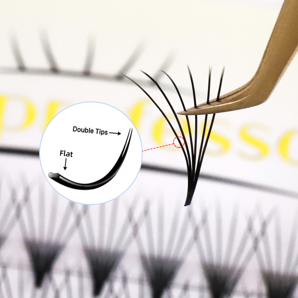 Flat Premade Fans Thin Root Ey - огляд і ціна Eyelash Extension Supernatural
