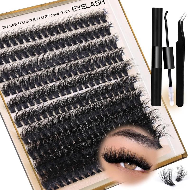 New Fluffy Thick Lash Clusters - огляд і ціна Eyelash Extension Individual