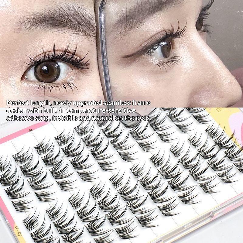 DIY Natural Feather Curl Lashe - огляд і ціна Eyelash Extension With Glue