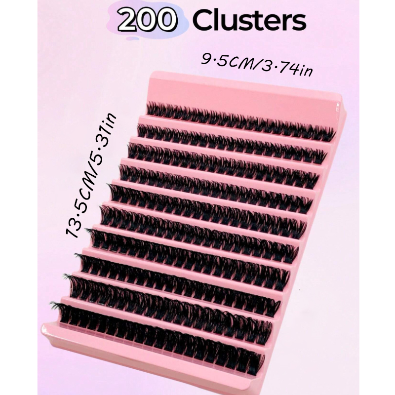 200PCS DIY Eyelash Extensions  - огляд і ціна Eyelash Extension Supernatural