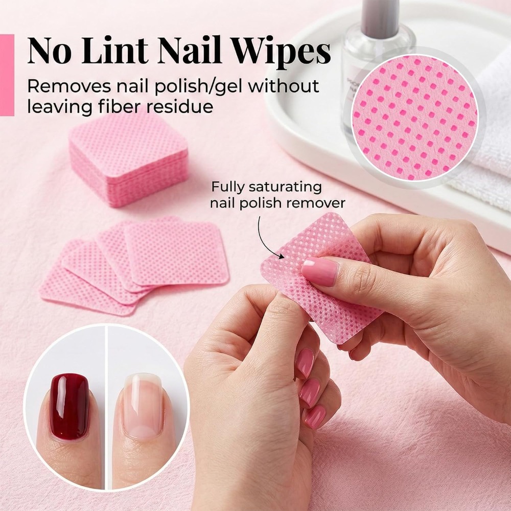 Lint Free Nail Wipes for Gel P - огляд і ціна Eyelash Extension With Glue