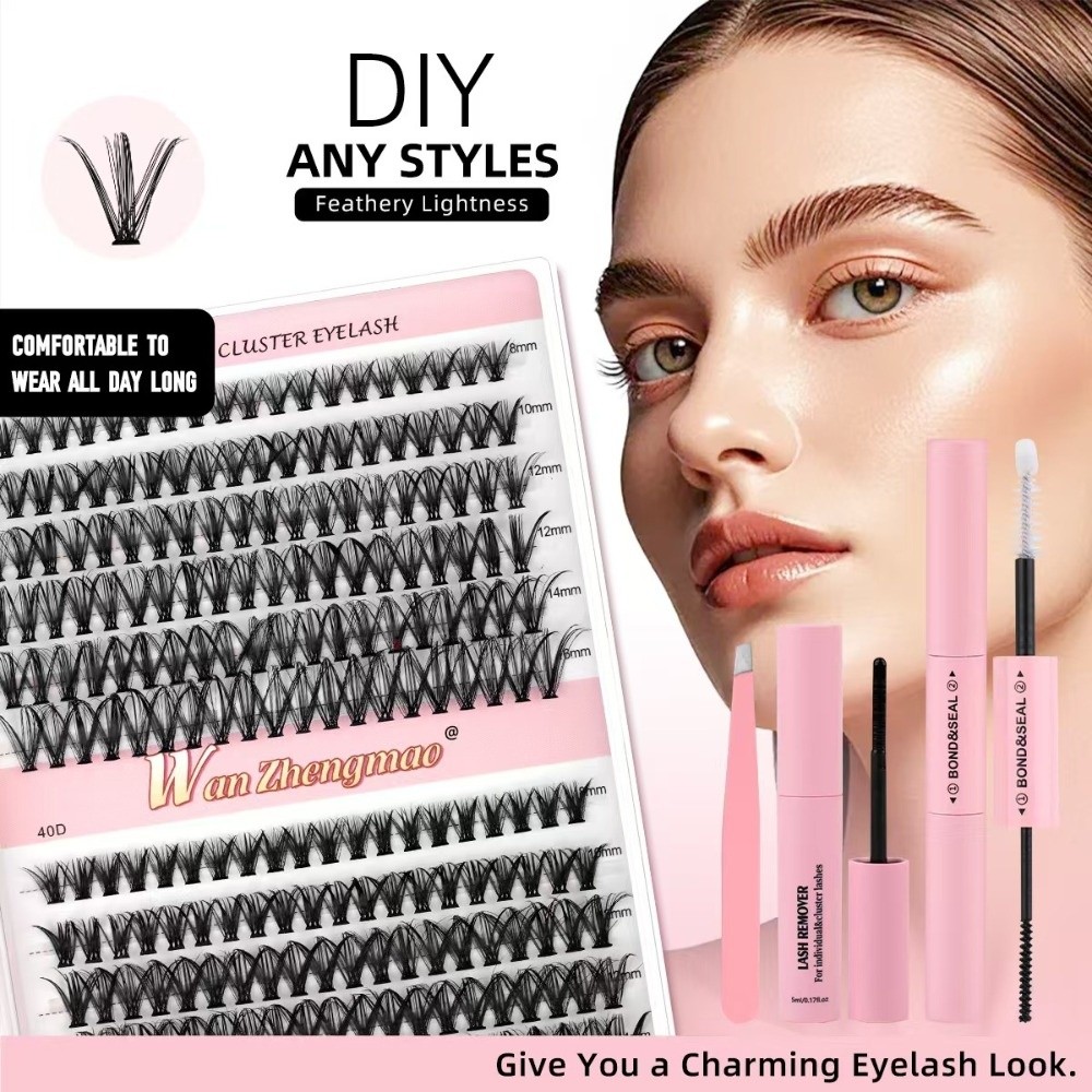 8-16mm Length False Eyelashes  - огляд і ціна Eyelash Extension Wispy Look