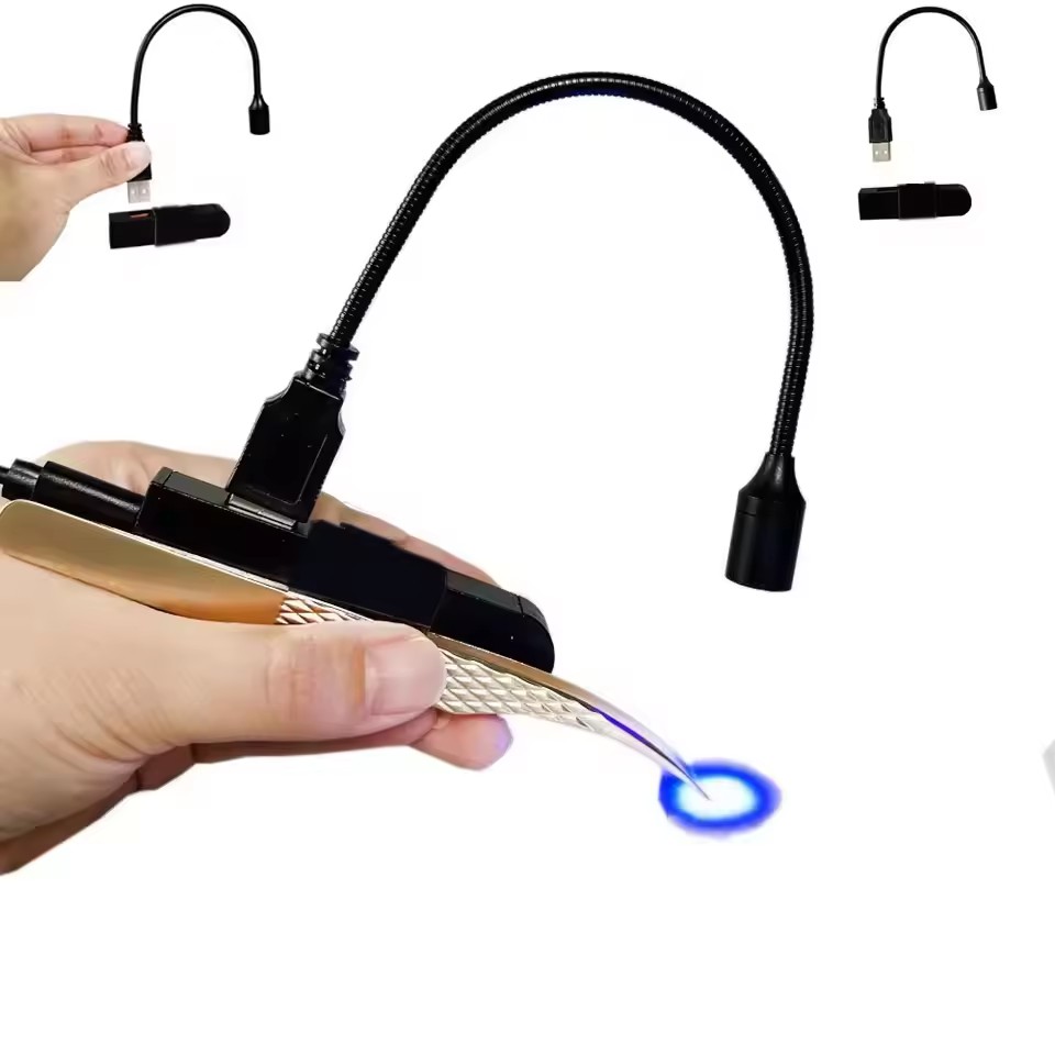 USB lamp head Handheld Tweezer - огляд і ціна Eyelash Extension Uv Glue