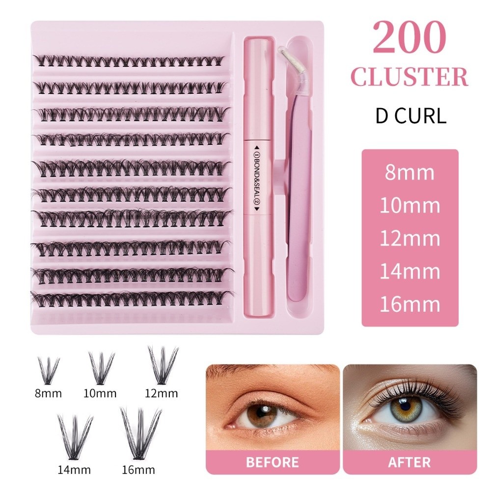 High Quality Bond and Seal Fal - огляд і ціна Eyelash Extension Wispy Look