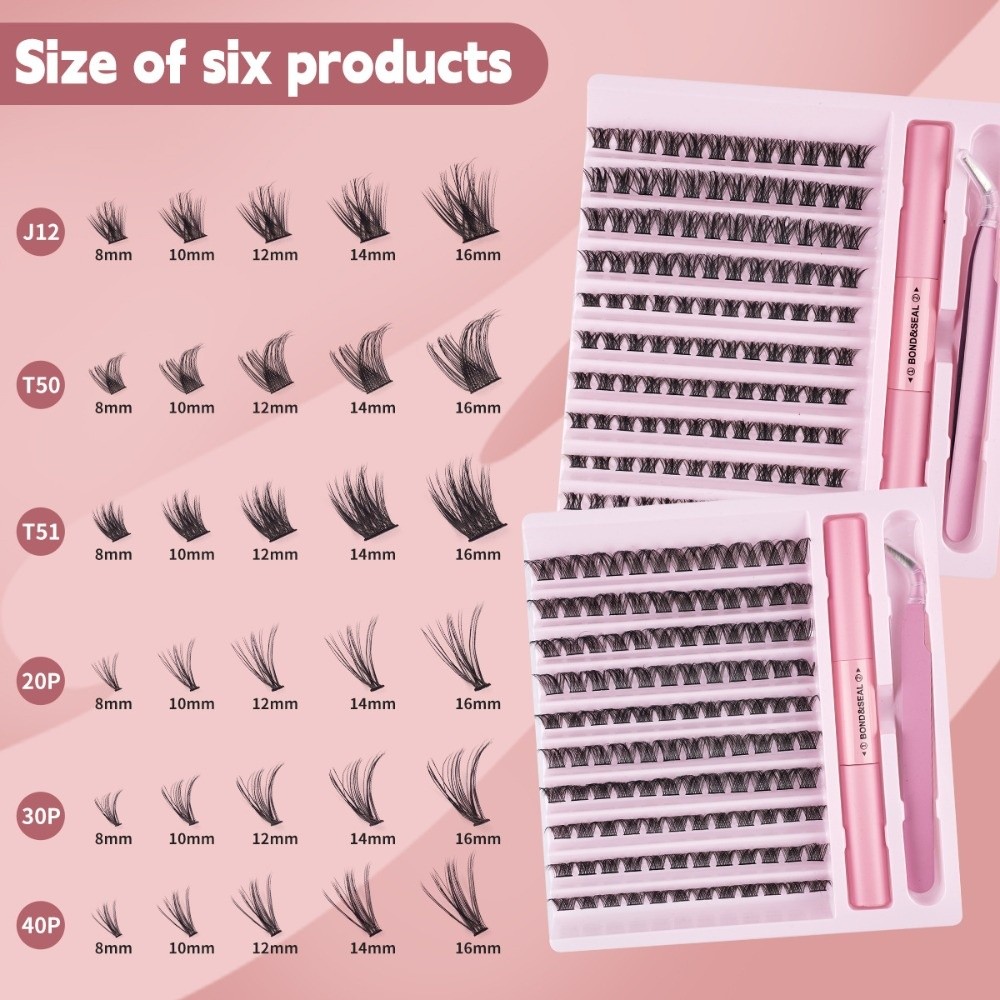 High Quality Bond and Seal Fal - огляд і ціна Eyelash Extension Wispy Look