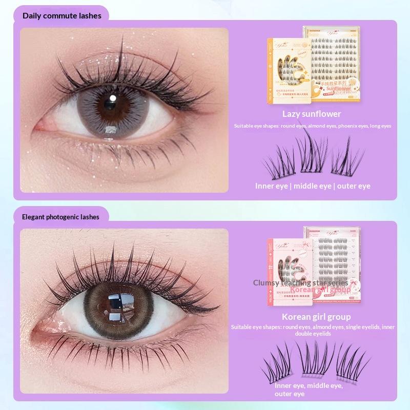 7 Rows Self-Adhesive Eyelashes - огляд і ціна Eyelash Extension Individual