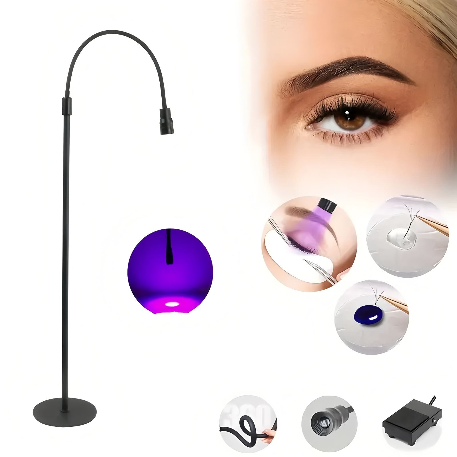 LED 5W Lash Light Floor Standi - огляд і ціна Eyelash Extension Led
