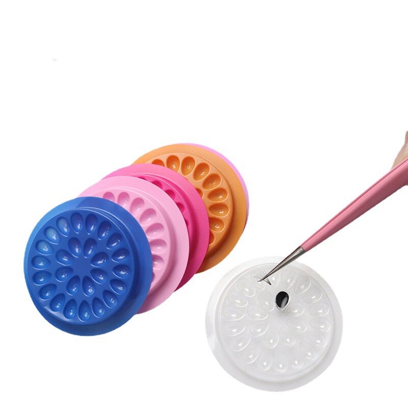 100pcs Eyelash Glue Holder Eye - огляд і ціна Eyelash Extension Uv Glue