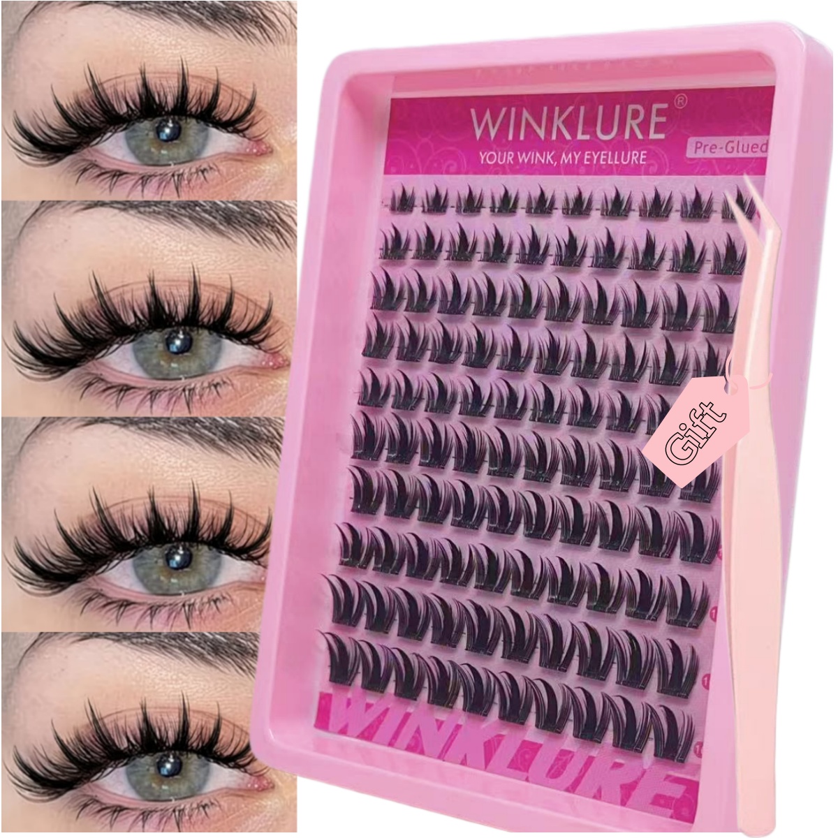WINKLURE Self-Adhesive False E - огляд і ціна Eyelash Extension Uv Glue