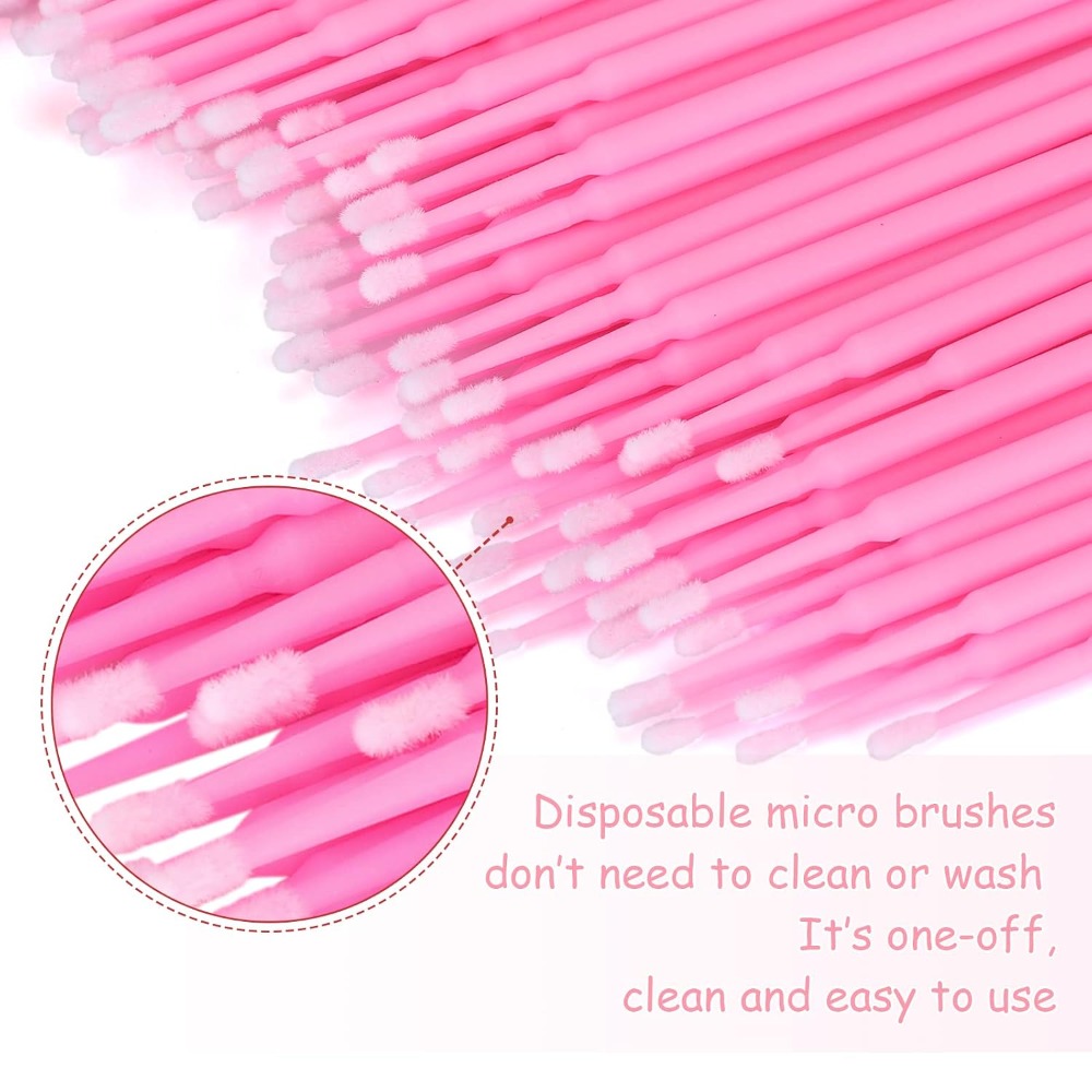 500PCS Disposable Micro Cotton - огляд і ціна Eyelash Extension With Glue
