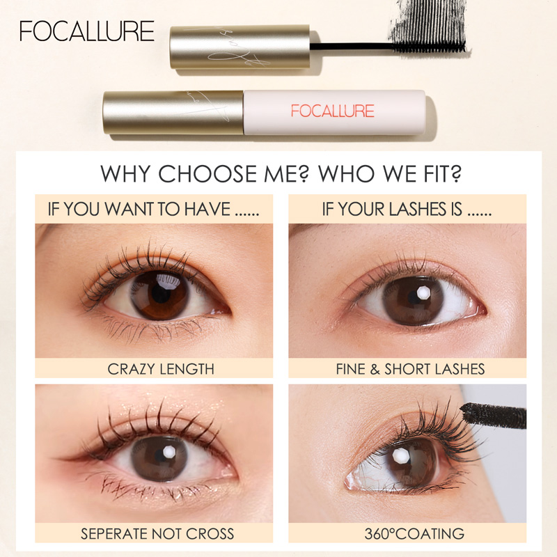 FOCALLURE 4d Eyelash Mascara N - огляд і ціна Eyelash Extension Supernatural