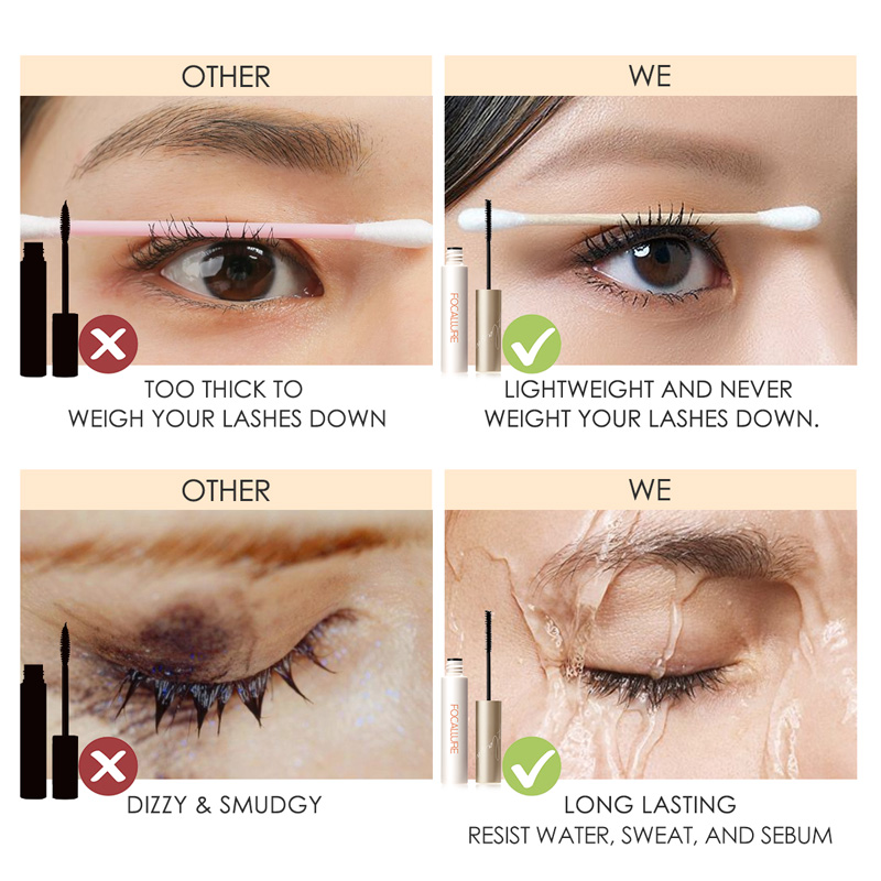 FOCALLURE 4d Eyelash Mascara N - огляд і ціна Eyelash Extension Supernatural