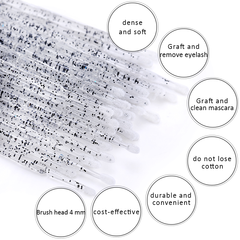 Free shipping Microbrush for e - огляд і ціна Eyelash Extension Cleaning